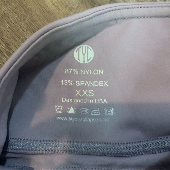 TYC Purple Full Length With Pockets Leggings XXS - Picture 5 of 8